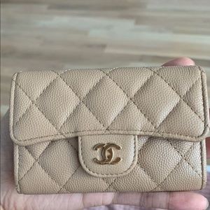 Chanel card holder